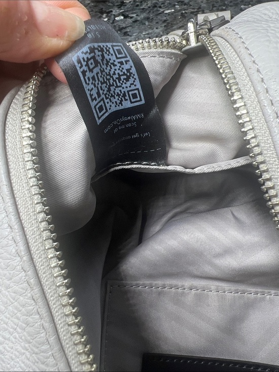 Rebecca Minkoff Julian Gray Pebble Leather Backpack with silver-tone hardware main image 7